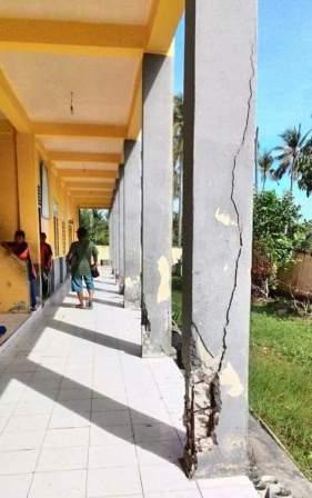 Fisik SDN 5 Sungai Selari, Bengkalis Gagal Struktur